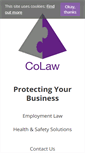 Mobile Screenshot of colaw.co.uk